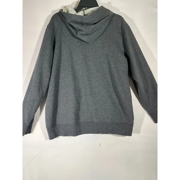 GAP 2012 Floral Logo Applique Pullover Hoodie Sweatshirt Women XXL Dark Gray - Image 2