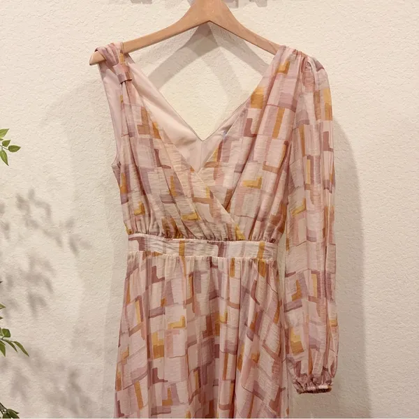 En Saison Winnie One Sleeve Maxi Dress in Sugar Berry Size Small NWT - Image 3