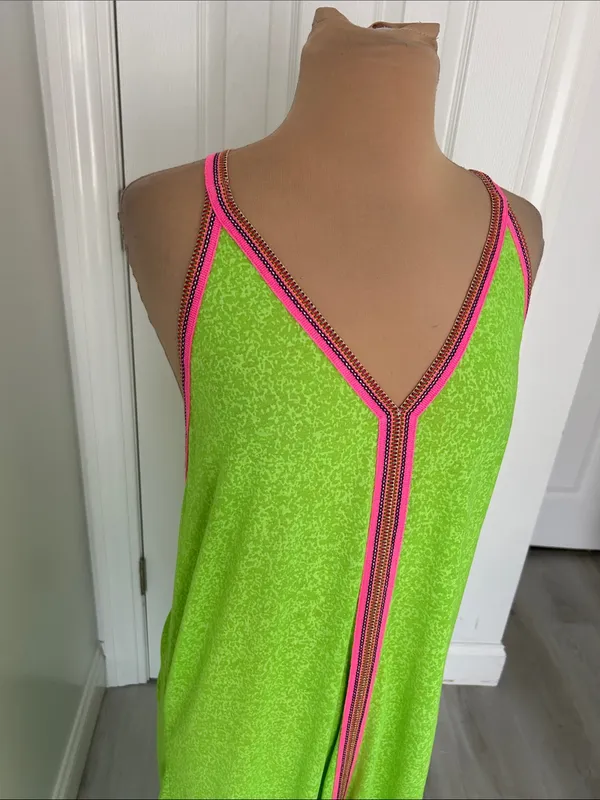 Pitusa Inca Sun Maxi Dress Lime Size undefined - Image 6