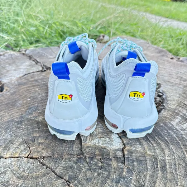 Nike Air Max Plus TN Ultra Platinum Grey Racer Blue AR4234-001 Men's Size 9.5 - Image 3