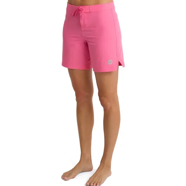 NWT‎ Roxy Womens Sunset Board Shorts Pink 7" Inseam Quick Dry Swim Shorts Small - Image 2