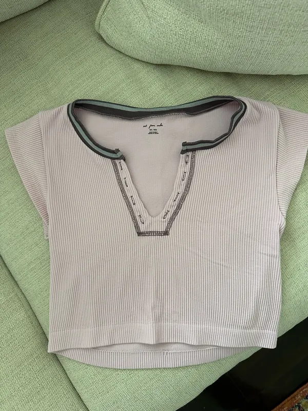 Urban Outfitters Pink Purple Crop Top - Image 2