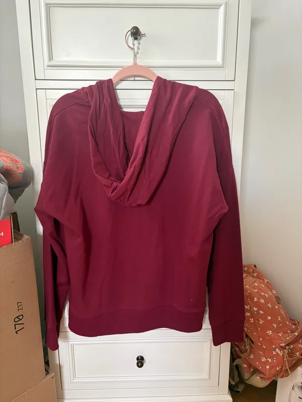 Time And Tru Burgundy zip up - Image 2