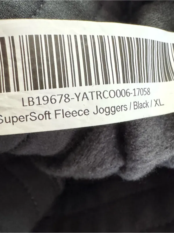 Quince SuperSoft Fleece Tencel Modal Jogger Sweatpants Black XL - Image 7