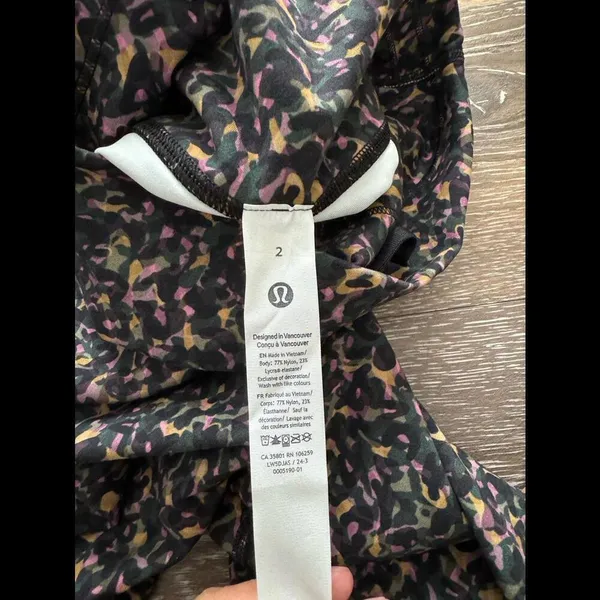 Lululemon Wunder Train High Rise 28” Fluctuate Micro Pink Size 2 NWT - Image 6
