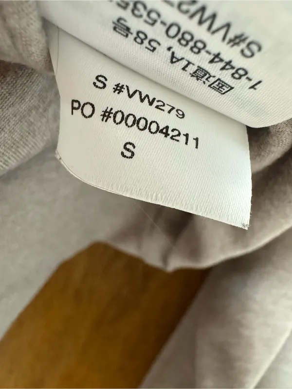 Vuori Halo Oversized Long Sleeve Pullover Hoodie Oatmeal Heather Beige Tan Small - Image 7