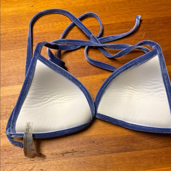 Victoria's Secret Blue Tie-Dye Bikini Top - Image 2