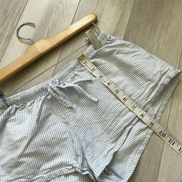 Brandy Melville Shorts striped boxer womens Blue White (one size) coquette sleep - Image 6