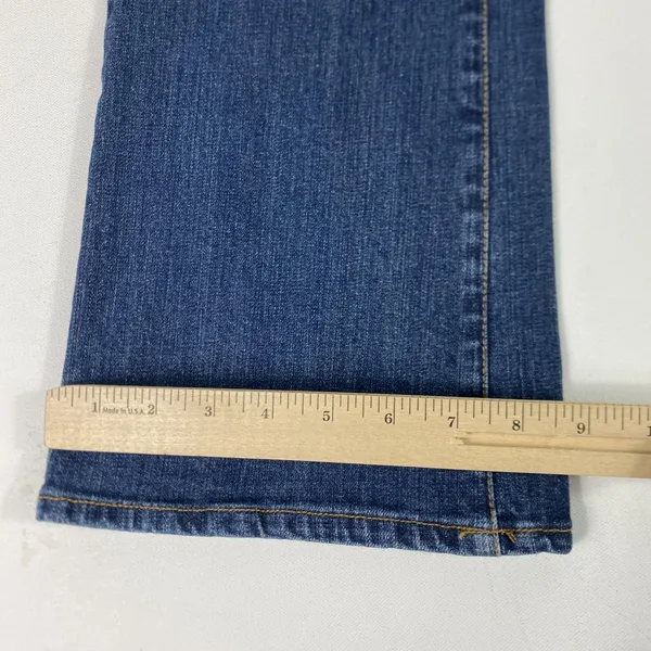 Bebe Women's Denim Jeans 27x31 Beaded Medium Sequin Bejeweled Bootcut Rhinestone - Image 7