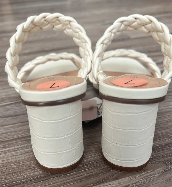 Sincerely Jules Iris Double Braided Mules Heeled Sandals - Image 4