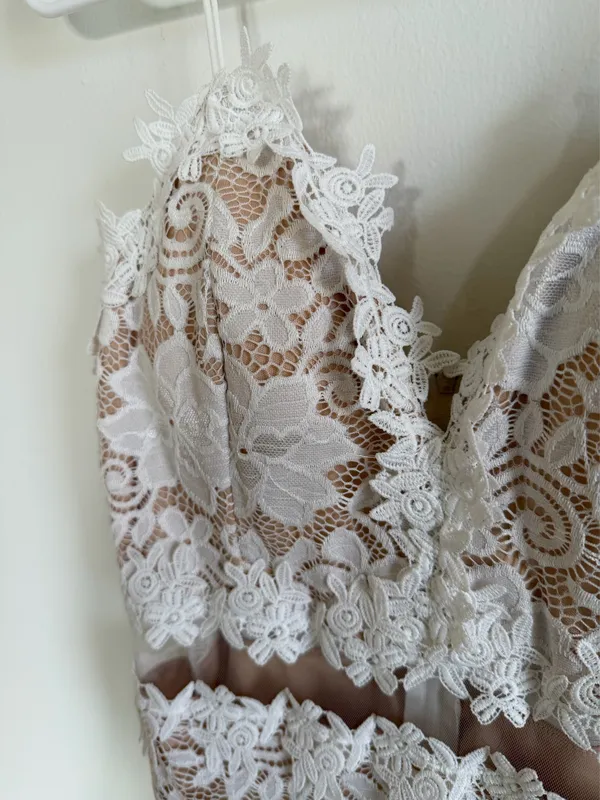 Windsor Dress Lace White - Image 2