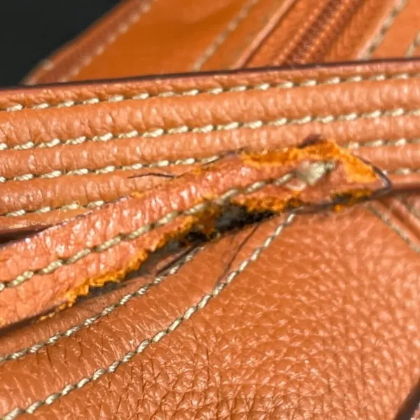 Tignanello Women's Orange Leather Purse/Shoulder Bag SKU 5291 - Image 9