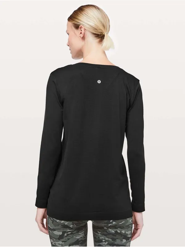 LULULEMON Swiftly Tech Long Sleeve Breeze Relaxed Fit Black Second Release M - Image 6