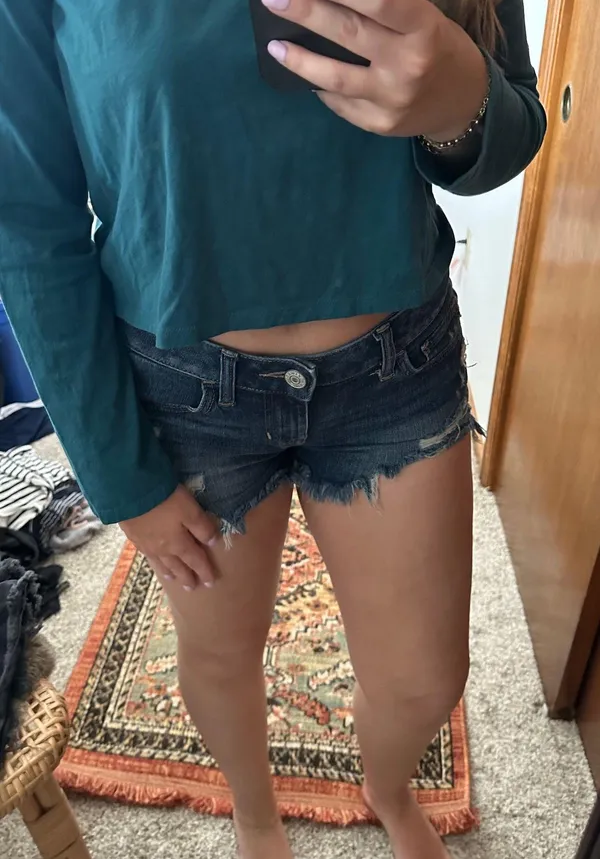 Express Denim Shorts - Image 5