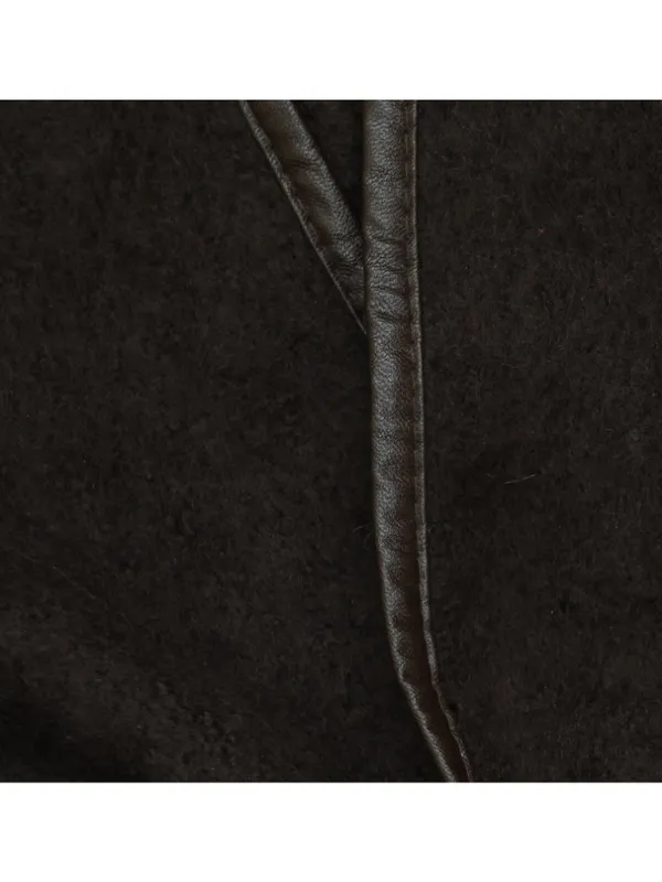 NEW Inc International Concepts Belted Ruana Topper with Piped Trim Dark Brown - Image 5