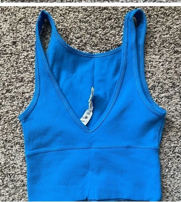 Lululemon Power Pivot Ribbed Tank Top - Image 4