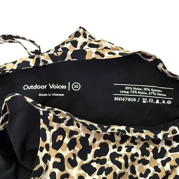 Outdoor Voices The Exercise Dress NEW Version Leopard Print Tennis Running XS - Image 16