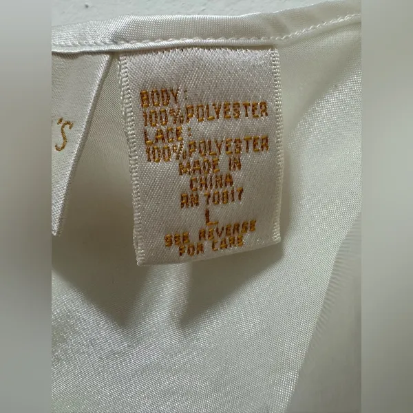 Victoria’s Secret Vintage Gold Label Teddy Ivory Lace Sequins Bodysuit Fairy - Image 8