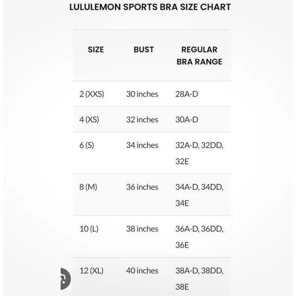 Lululemon Size 4 XS Speed Up Bra High Support for C/D Cup In Crepe Beige Stretch - Image 14