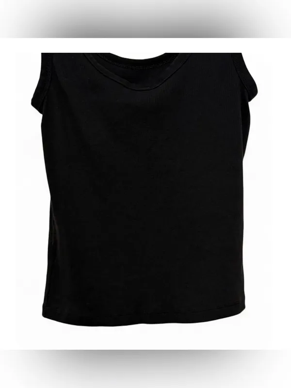 H&M Women’s Sleeveless Tank Top Black Size Large - Image 9