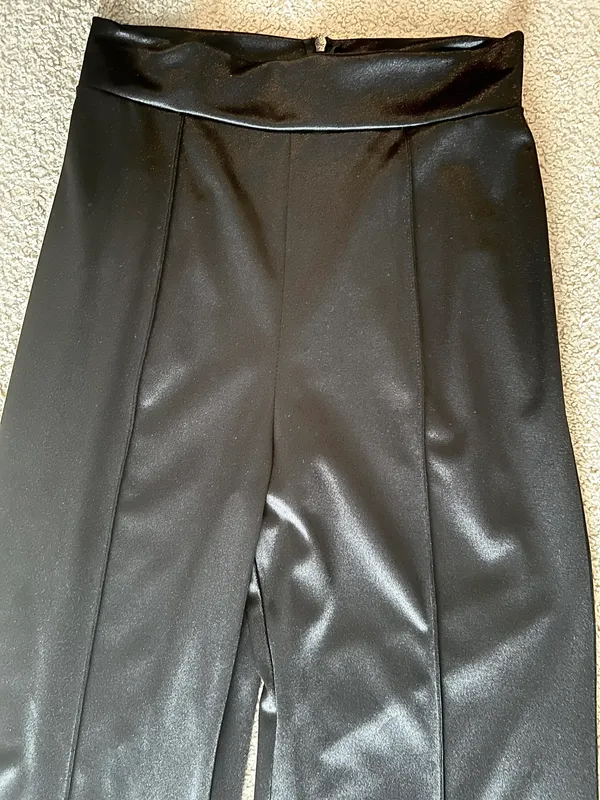 Satin Pants Black - Image 2