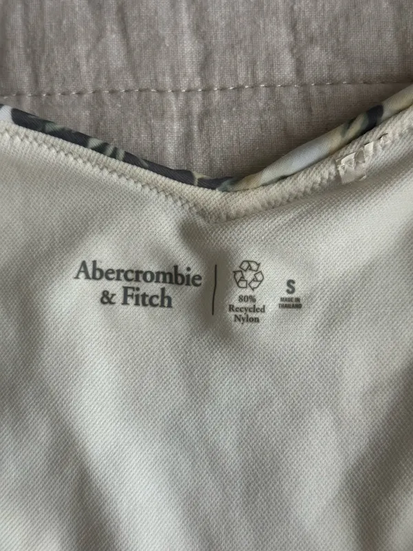 Abercrombie & Fitch Cream Floral Bikini - Image 2