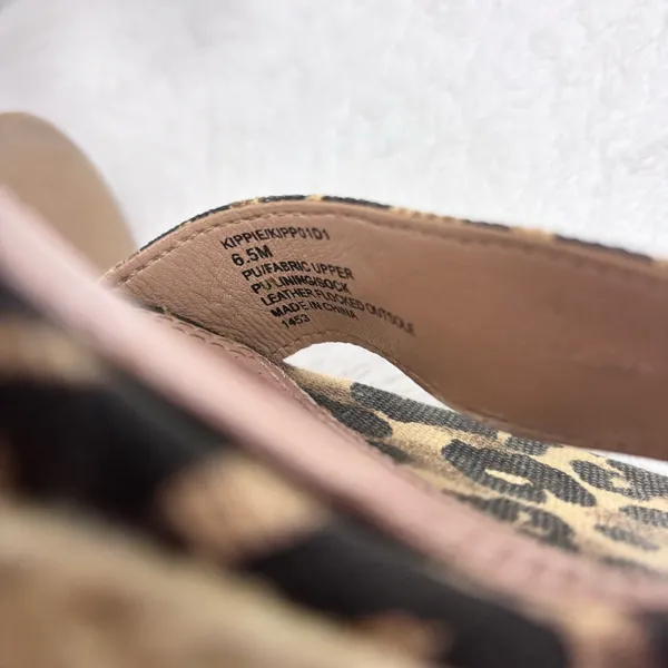 Steven by Steve Madden Leopard Print Wedge Heels‎ Espadrilles  size 6.5 - Image 8