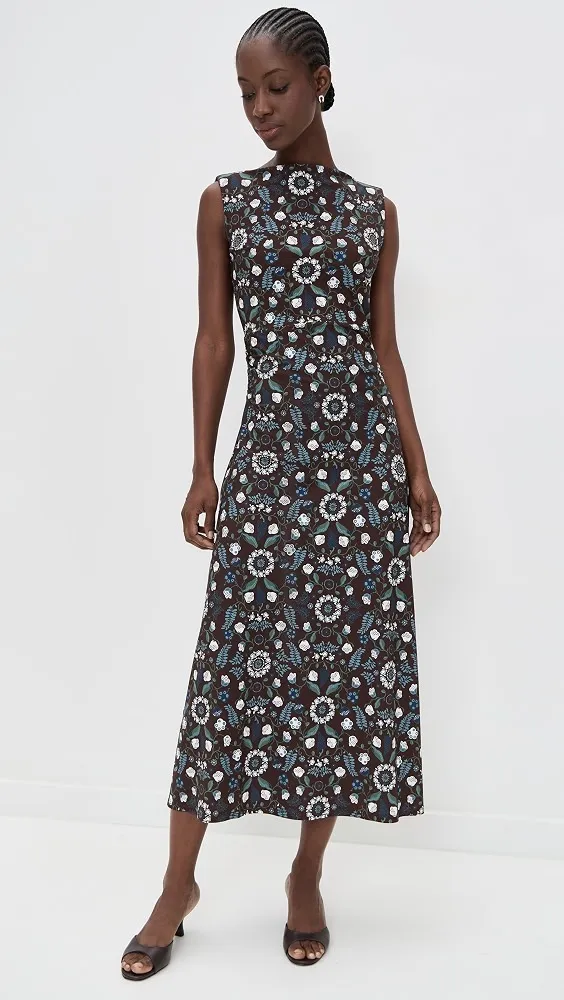 Brown Floral Dress - Image 2