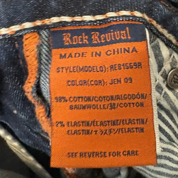 Rock Revival Jen Cutoff‎ Jeans Size 27 - Image 12