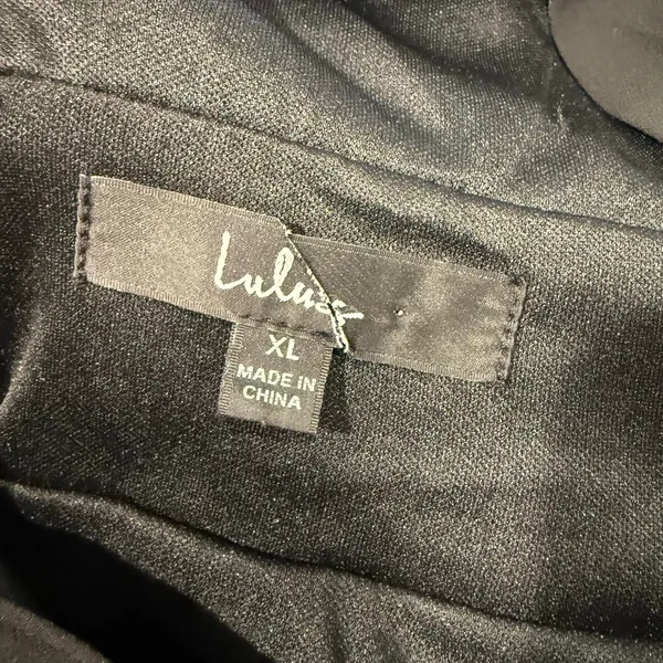 Lulu’s Women’s Black Sleeveless Evening Gown Size XL - Image 6