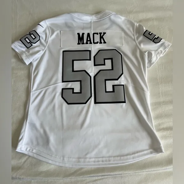 NFL Las Vegas Raiders Khalil Mack‎ Nike Jersey Women’s Size Large - Image 3