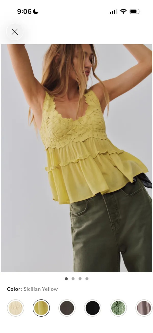Free People petal party cami - Image 3