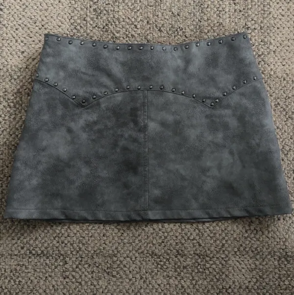 Urban Outfitters Faux Leather Skirt Silence + Noise - Image 2