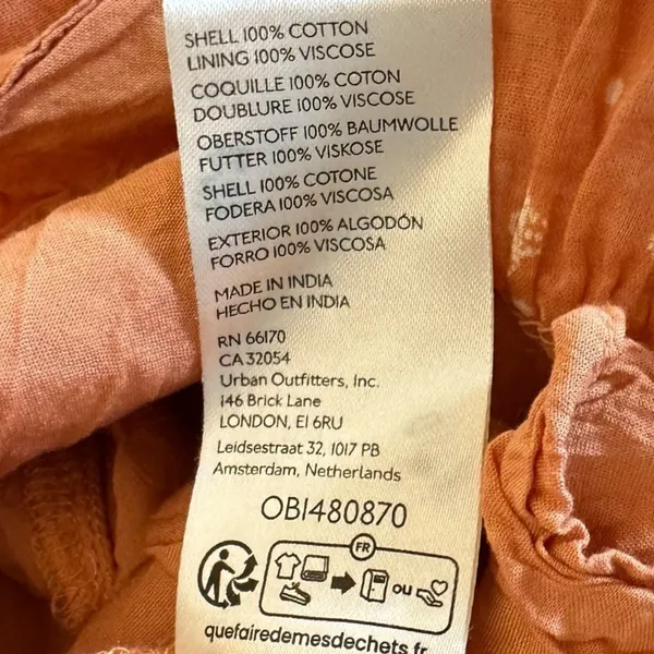 Free People Golden Hour Maxi Dress Bohemian Floral Dainty Tan Neutral Small - Image 13