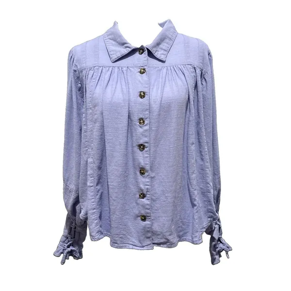 Free People Kiss Kiss Oversized Blouse XS - Image 4