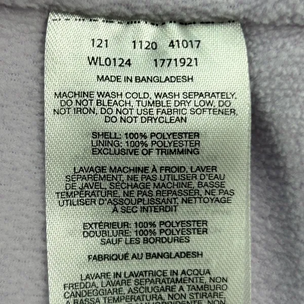 Columbia windbreaker hoodie fleece lined Sz M Women's Lavender Lilac Ski - Image 14