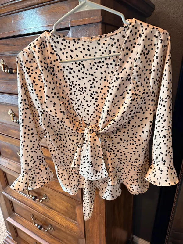 Easel blouse leopard print - Image 3