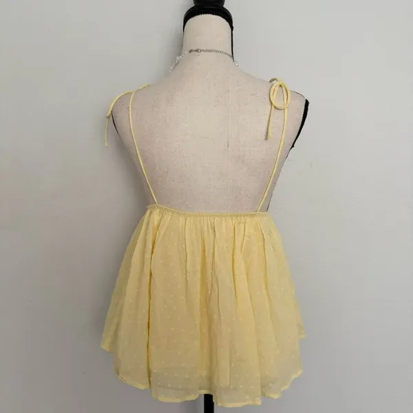 Princess Polly butter yellow babydoll tank top🌼💛✨ - Image 8