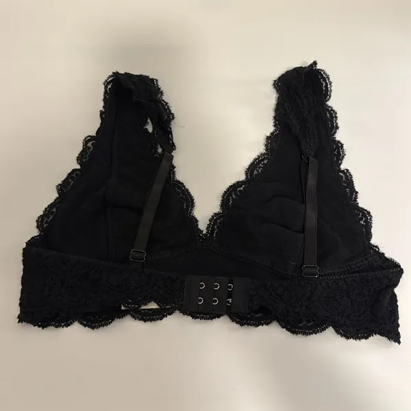 Black Lace Bralette Size M - Image 3