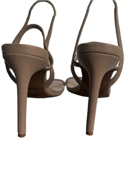 Lulu's Nude Strappy Sandal - Elegant Women's Heels - Image 4