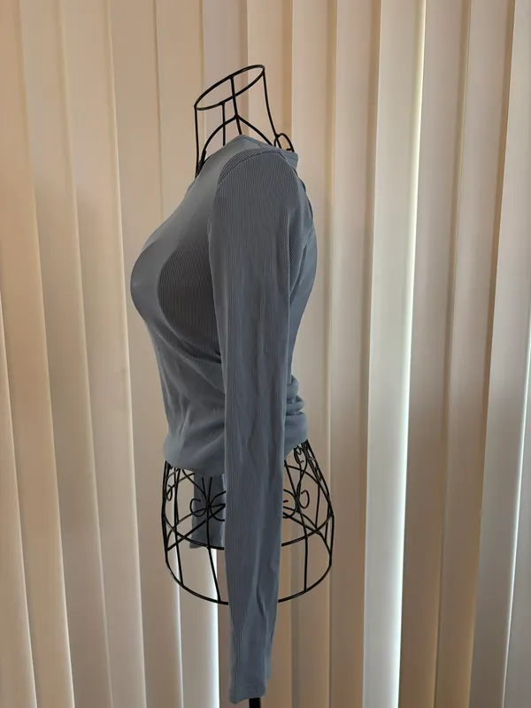 Alo Gather Long Sleeve Celestial Blue - Image 6