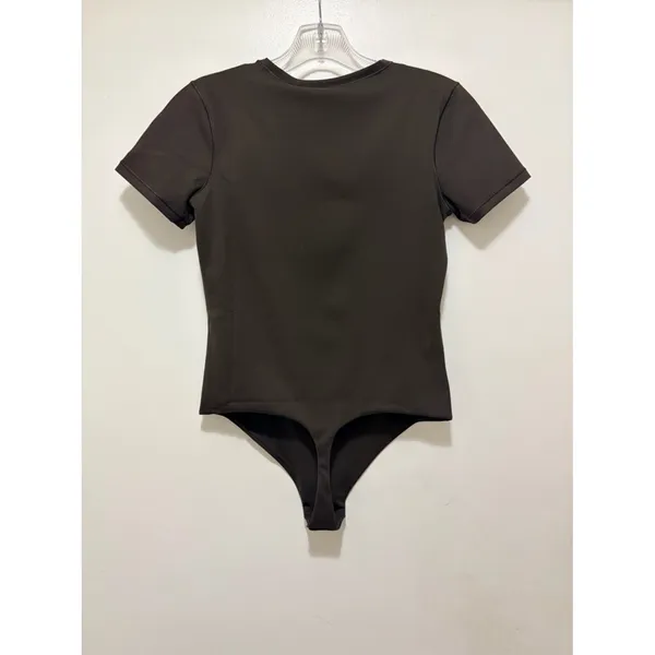 Athleta Bodymove‎ Short Sleeve Crew Bodysuit Medium NWOT - Image 3