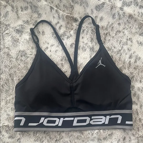 Nike Womens Jordan Indy Logo Light Support Sports Bra Size Small - Image 2