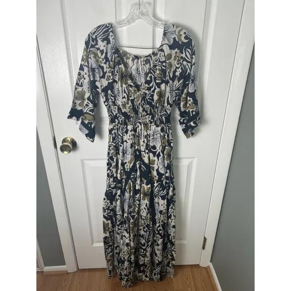 Free People Printed Dixie Maxi Dress in Black Combo XS - Image 2