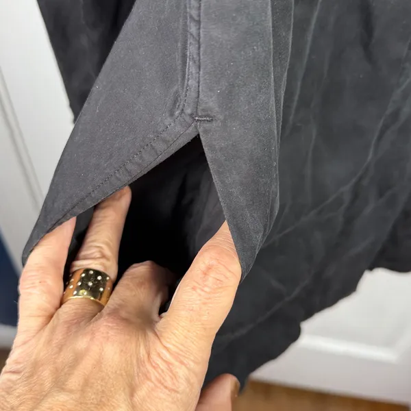 Lululemon City Stroll Lightweight Long Jacket Trench Coat in Black W2299 Sz 6 - Image 9