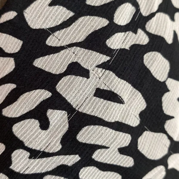 Topshop Animal Print Leopard Cheetah Dress Long Sleeves‎ Ruffle Collared Size 2 - Image 8