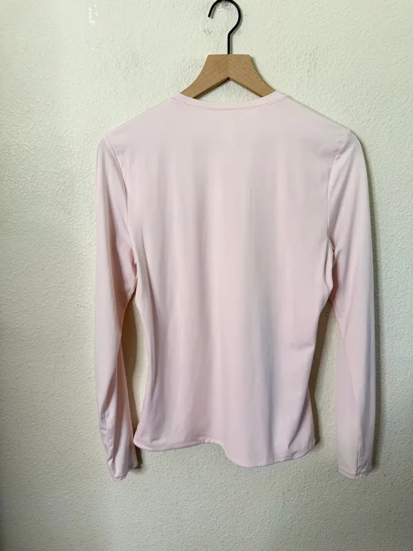 Lululemon Wundermost Ultra Soft Nulu Crewneck Long-Sleeve Shirt Pink‎ Haze XL - Image 4