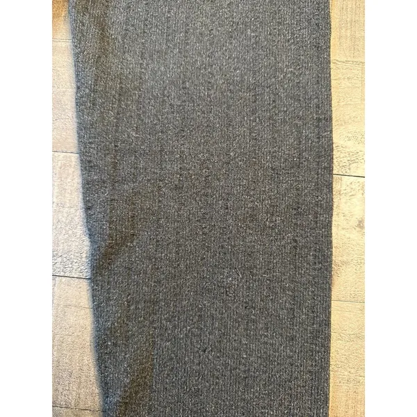 Aeropostale Women's Dark Gray Textured Knit Leggings Size Large - Image 8