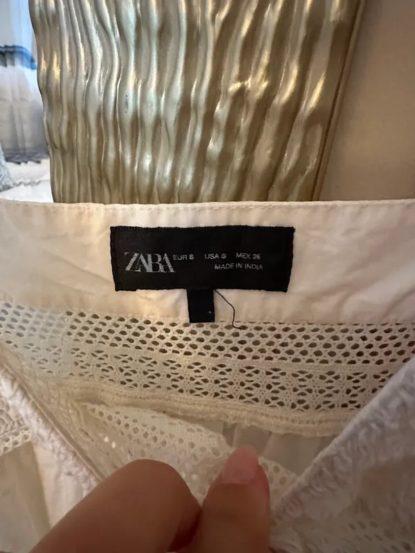 Zara White Midi Dress - Image 2