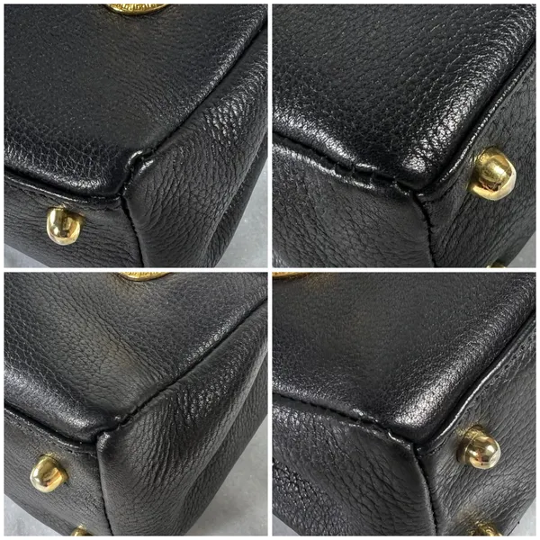 Gianni Mini Leather Medusa Medallion Shoulder Bag - Image 9